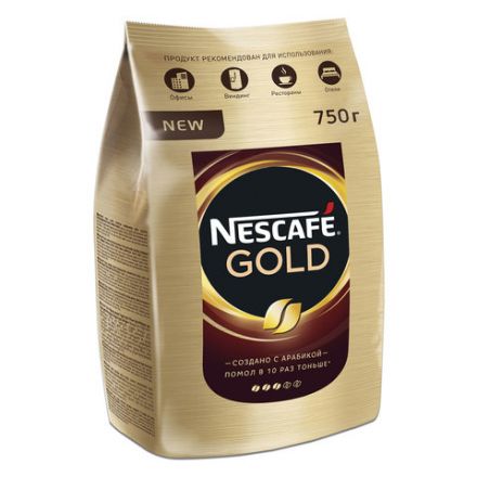 Кофе молотый в растворимом NESCAFE "Gold" 750 г, сублимированный, 12348310
