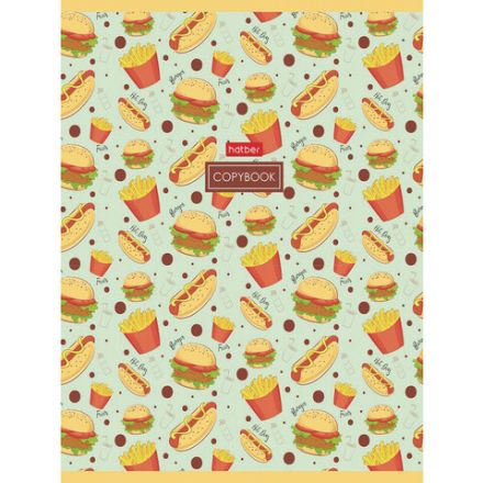 Тетрадь А5, 96 л., HATBER, скоба, клетка, обложка картон, "Good food (микс)", 068343, 96Т5В1 Тетрадь А5, 96 л., HATBER, скоба, клетка, обложка картон, "Good food (микс)", 068343, 96Т5В1
