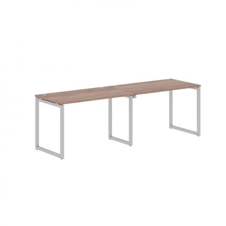 Стол 2-х местный XQWST 2470 Дуб Сонома/Алюминий 2406х700х750