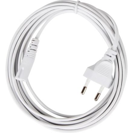 Кабель для аудио-видео IEC-320-C7, 2-pin 3m ,белый, iOpen<ACE023-W-3.0M