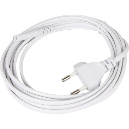 Кабель для аудио-видео IEC-320-C7, 2-pin 3m ,белый, iOpen<ACE023-W-3.0M