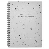 Тетрадь общая А5 96л.клетка,спир,Be Smart,Terrazzo,N3678