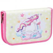 Пенал 1 отделение, 210*130 Мульти-Пульти "Unicorn", две откидные секции, ткань Пенал 1 отделение, 210*130 Мульти-Пульти "Unicorn", две откидные секции, ткань