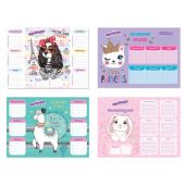 Расписание уроков и звонков А4, ЮНЛАНДИЯ, "Весёлые зверята", ассорти (4 вида), 111655 Расписание уроков и звонков А4, ЮНЛАНДИЯ, "Весёлые зверята", ассорти (4 вида), 111655