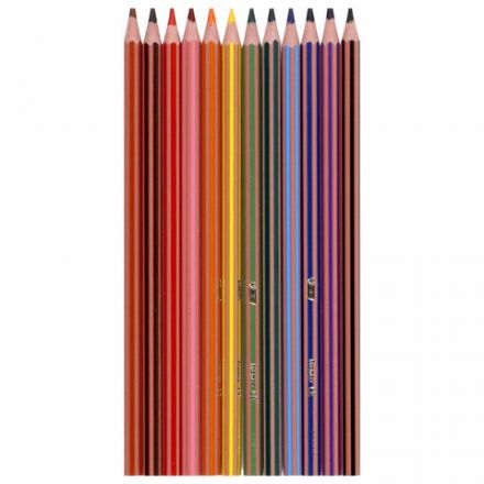 Карандаши цветные BIC "Evolution Stripes", 12 цветов, шестигранные, грифель 9505221 Карандаши цветные BIC "Evolution Stripes", 12 цветов, шестигранные, грифель 9505221