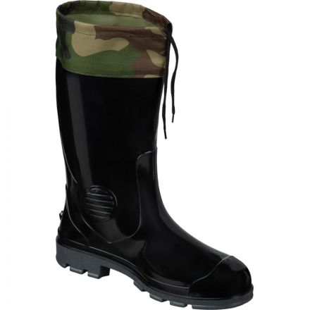 Сапоги мужские цв.черный мод.431/30 (р.46) ПВХ с надставкой