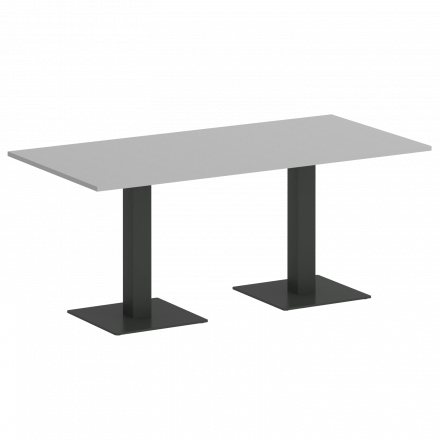Home Office Стол прямоугольный VR.SP-5-180.2 Серый/Антрацит металл 1800*900*750