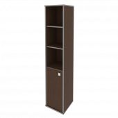 Style Шкаф высокий узкий левый Л.СУ-1.1 (L) Венге 412*410*1980