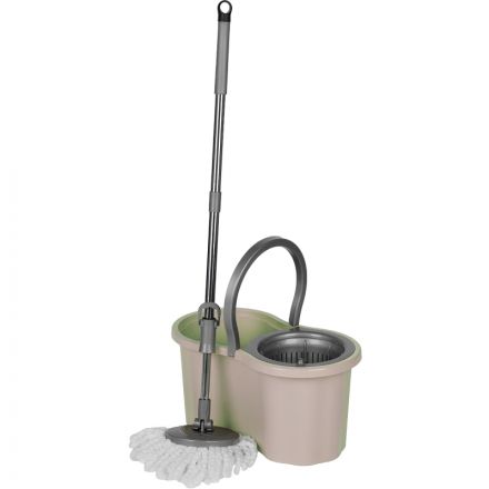 Комплект для уборки COMFORT LIfE (ведро с отжимом + швабра с насадкой) Комплект для уборки COMFORT LIfE (ведро с отжимом + швабра с насадкой)