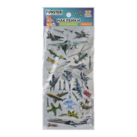 Наклейки зефирные "Для мальчиков", 19х9,5 см, ассорти 8 видов, FUNSTER (ФАНСТЕР), 666090