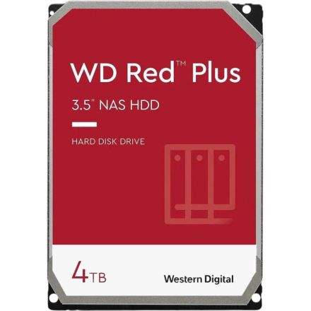 Жесткий диск WD Red Plus WD40EFPX 4TB 3.5 NAS SATA 5400RPM Жесткий диск WD Red Plus WD40EFPX 4TB 3.5 NAS SATA 5400RPM