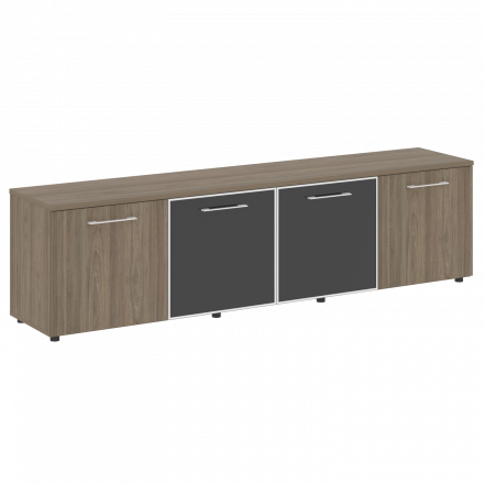 Yalta Тумба модульная LT.TS-4.5 black Вяз/Стекло black 2188*450*580 Yalta Тумба модульная LT.TS-4.5 black Вяз/Стекло black 2188*450*580