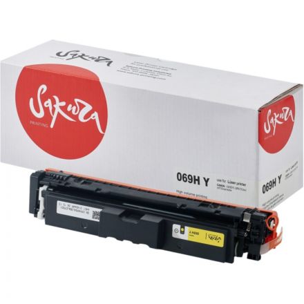 Картридж лазерный Sakura 069H Y жел.пов. Емк. для Canon LBP673Cdw/MF752Cdw