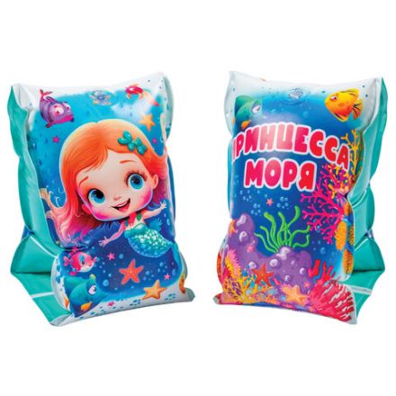 Нарукавники надувные для плавания, 32х17 см, от 6 лет, АССОРТИ, 2 вида, PLAYMARKET