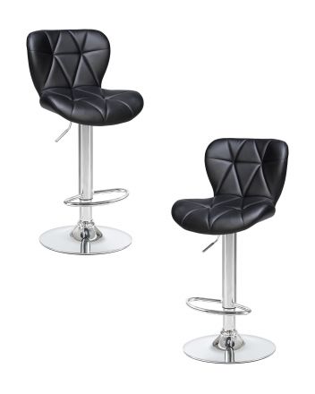 Набор 2 шт Стул барный DOBRIN BARNY, чёрный