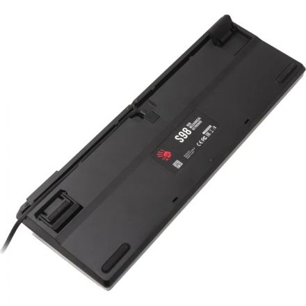 Клавиатура A4Tech Bloody(S98 SPORTS RED BLMS RED PLUS)мех.кр/чер USBgam.LED