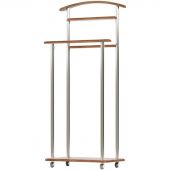 Вешалка KF_костюмная Комус Мебель Элдридж (7024360102)дуб амер/хром кол.рез