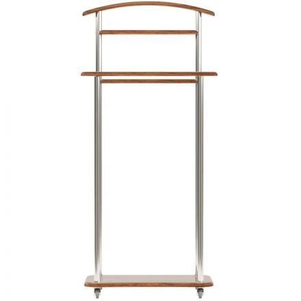 Вешалка KF_костюмная Комус Мебель Элдридж (7024360102)дуб амер/хром кол.рез