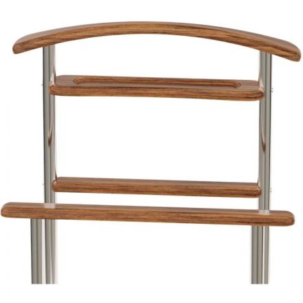 Вешалка KF_костюмная Комус Мебель Элдридж (7024360102)дуб амер/хром кол.рез