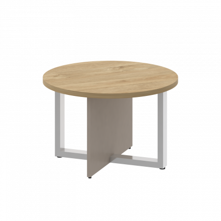Shift Стол журнальный, круглый SK.SG-KR-70 Тиквуд светлый/Капучино 700*700*450 Shift Стол журнальный, круглый SK.SG-KR-70 Тиквуд светлый/Капучино 700*700*450