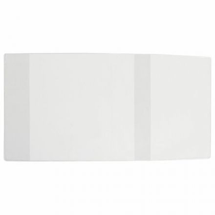 Обложка ПП со штрихкодом для рабочих тетрадей и прописей, 70 мкм, 220х460 мм, универсальная, прозрачная, ПИФАГОР, 229345