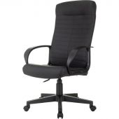 Кресло VB_EChair 659LT PU черный эко.кожа крестов. пластик Кресло VB_EChair 659LT PU черный эко.кожа крестов. пластик