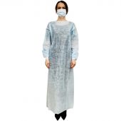 Халат хирург. стер, ЕВРО, рук.манж, дл.140 см, р.54-56, пл.25, смс, 1шт