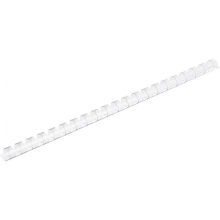Пружины для переплета пластиковые Promega office 12 мм прозрачные (100 штук в упаковке)