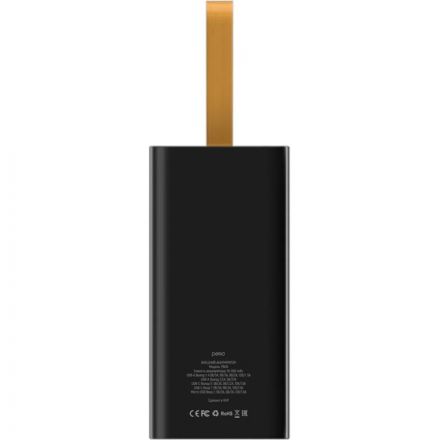 Внешний аккумулятор PERO PB09 50000 mAh,Li-Pol,output USB-C + 4USB-A,черный