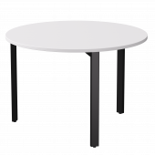 Стол переговорный Everprof EVO D1100 1100x755 Белый/Черный