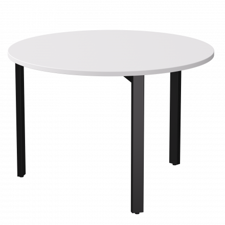 Стол переговорный Everprof EVO D1100 1100x755 Белый/Черный