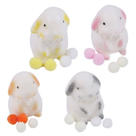 Игрушка-антистресс "ЗАИНЬКА", 8 см, ассорти 4 цвета, дисплей, JOLLY JOT (ДЖОЛЛИ ДЖОТ), 665800