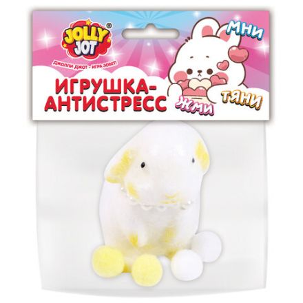 Игрушка-антистресс "ЗАИНЬКА", 8 см, ассорти 4 цвета, дисплей, JOLLY JOT (ДЖОЛЛИ ДЖОТ), 665800