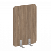 R-line Перегородки на металлических опорах на фетровых подпятниках DP.F-80-120 Дуб аризона/Серый металл 800*18*1200