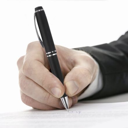 Набор ручек подарочных BRAUBERG Duetto, СИНИЕ, 2 шт.: шариковая, перьевая, черный с хромированными деталями, 143478