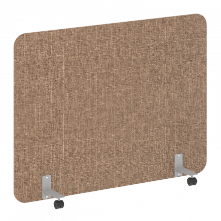 R-line soft Перегородка на металлических опорах, на роликах AP.R-160-120 Romeo 03/Серый металл 1600*18*1200