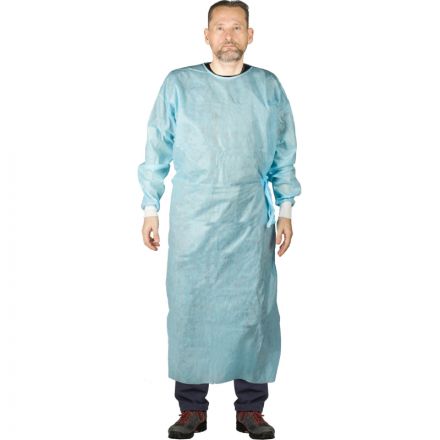 Халат хирург. стер., XL (52-54), Стандарт+, (пл 40, смс) 1шт./уп