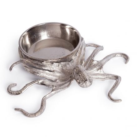 Монетница Secret De Maison OCTOPUS2 ( mod. 9612 ) алюминиевый сплав, 30,5x31x6,5 см, никель/nickel