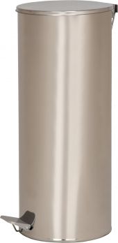 Урна с педалью хром 30 литров