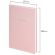 Блокнот А5 134х206 мм, 80 л., твёрдый, клетка, BRAUBERG "Minimal", розовый, 116441