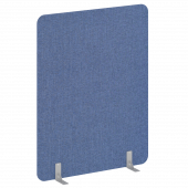 R-line soft Перегородки на металлических опорах на фетровых подпятниках AP.F-140-180 Romeo 11/Серый металл 1400*18*1800