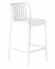 Стул полубарный DOBRIN CHLOE, белый (W-02) Стул полубарный DOBRIN CHLOE, белый (W-02)