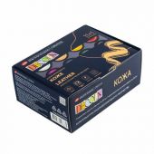 Краски акриловые по коже "Декола", 11 цветов + акриловый лак по 20 мл, в банках, Невская Палитра, 261412142