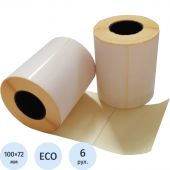 Термоэтикетки ЭКО 100х72, 500шт/рул, вт.40, 6рул/уп Термоэтикетки ЭКО 100х72, 500шт/рул, вт.40, 6рул/уп