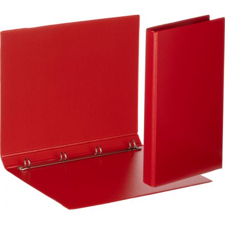 Папка на 4-х кольцах Bantex 28 мм красная до 150 листов