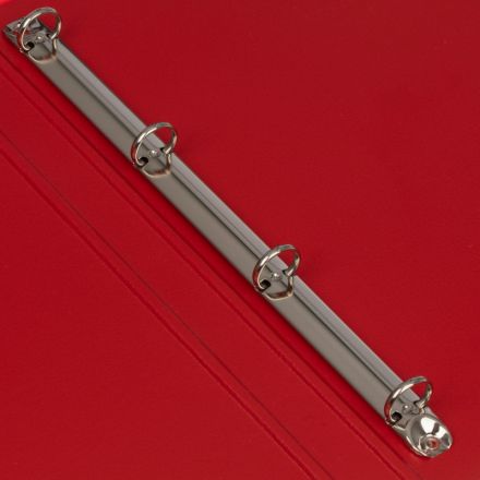 Папка на 4-х кольцах Bantex 28 мм красная до 150 листов