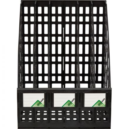 Лоток вертикальный сборный вертикальный 5 отделений черный ЛТ85 Лоток вертикальный сборный вертикальный 5 отделений черный ЛТ85