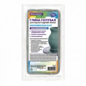 Глина для лепки голубая, 1 кг, вакуумированная, готовая, размачиваемая, BRAUBERG HOBBY, 665357