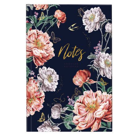 Ежедневник недатированный А5 (145х215 мм), ламинированная обложка с фольгой, 128 л., STAFF, "Flowers", 113521 Ежедневник недатированный А5 (145х215 мм), ламинированная обложка с фольгой, 128 л., STAFF, "Flowers", 113521