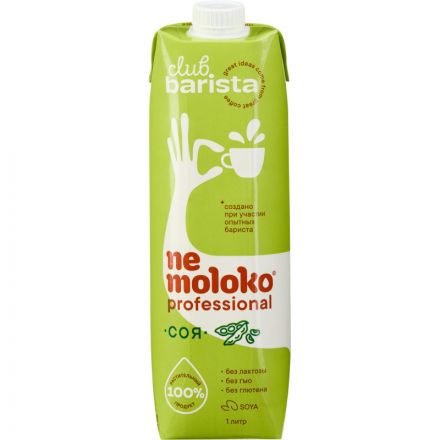 Напиток соевый Nemoloko Barista, 1л